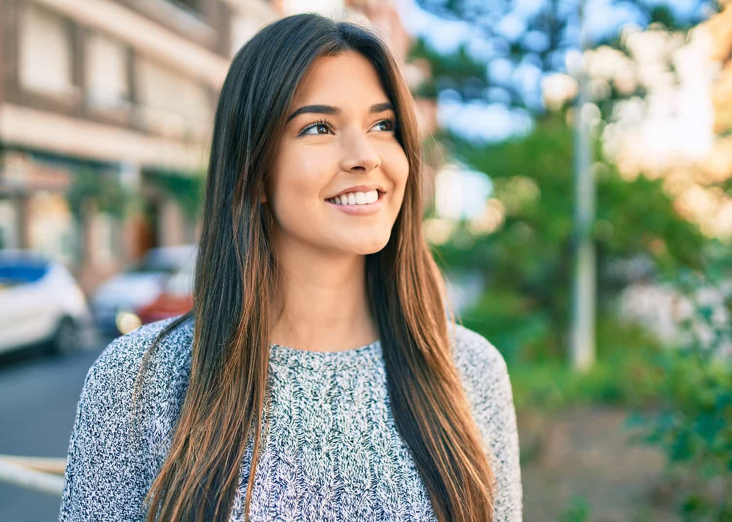 Dental bonding for fixing chips and small imperfections